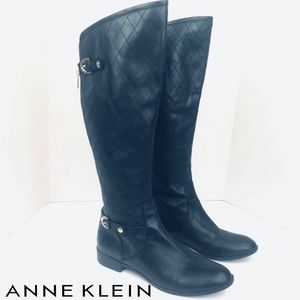 Anne Klein Zip Up Calf Boot Size 8M